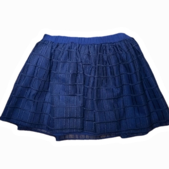 EUC Zara Baby Navy Skirt W/ Pom-Pom Bow, Size 18-24 Months (May Fit Up To 3-4Y) - Picture 2 of 6